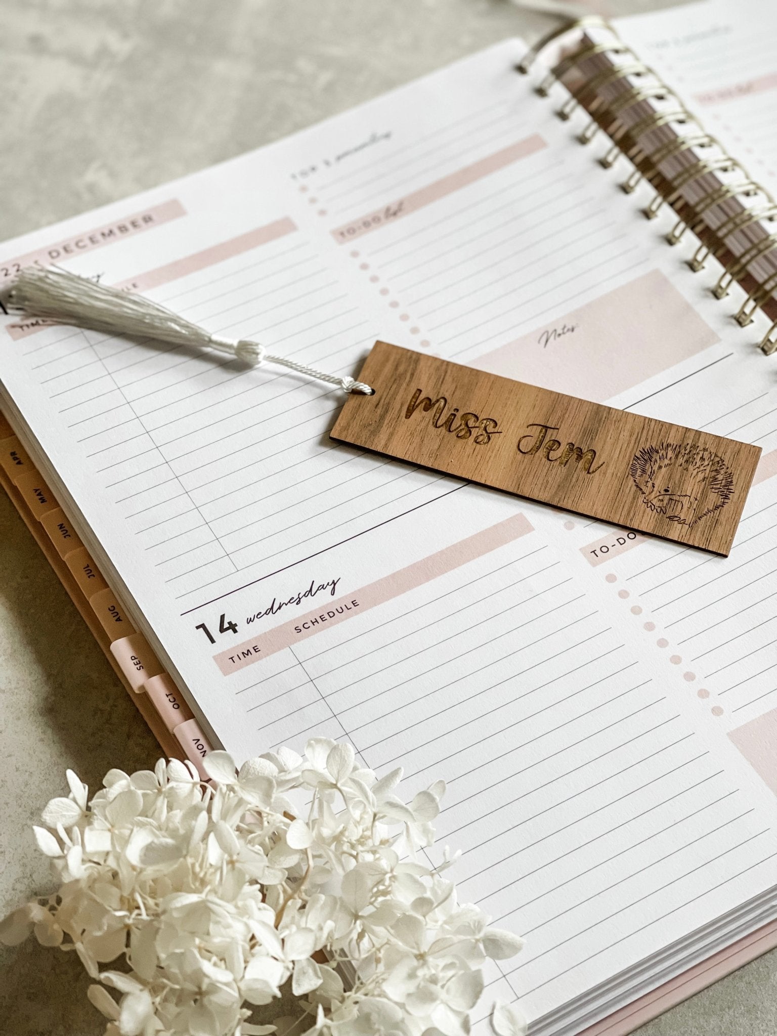 Personalised Walnut Bookmark - The Humble Gift Co.