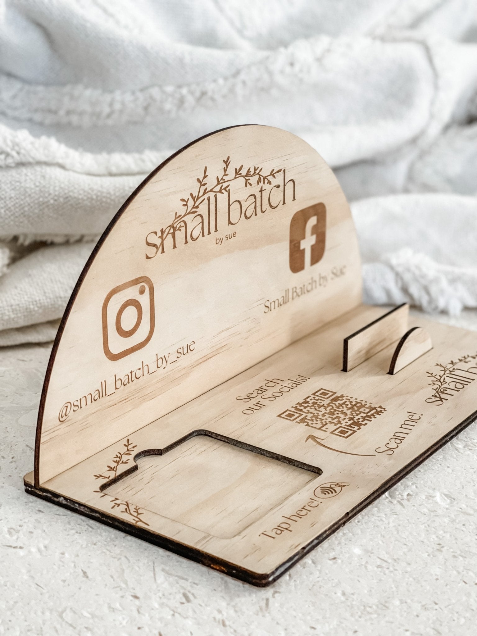 Plywood Square Reader Stand | Square Doc Holder | Socials Stand – The ...