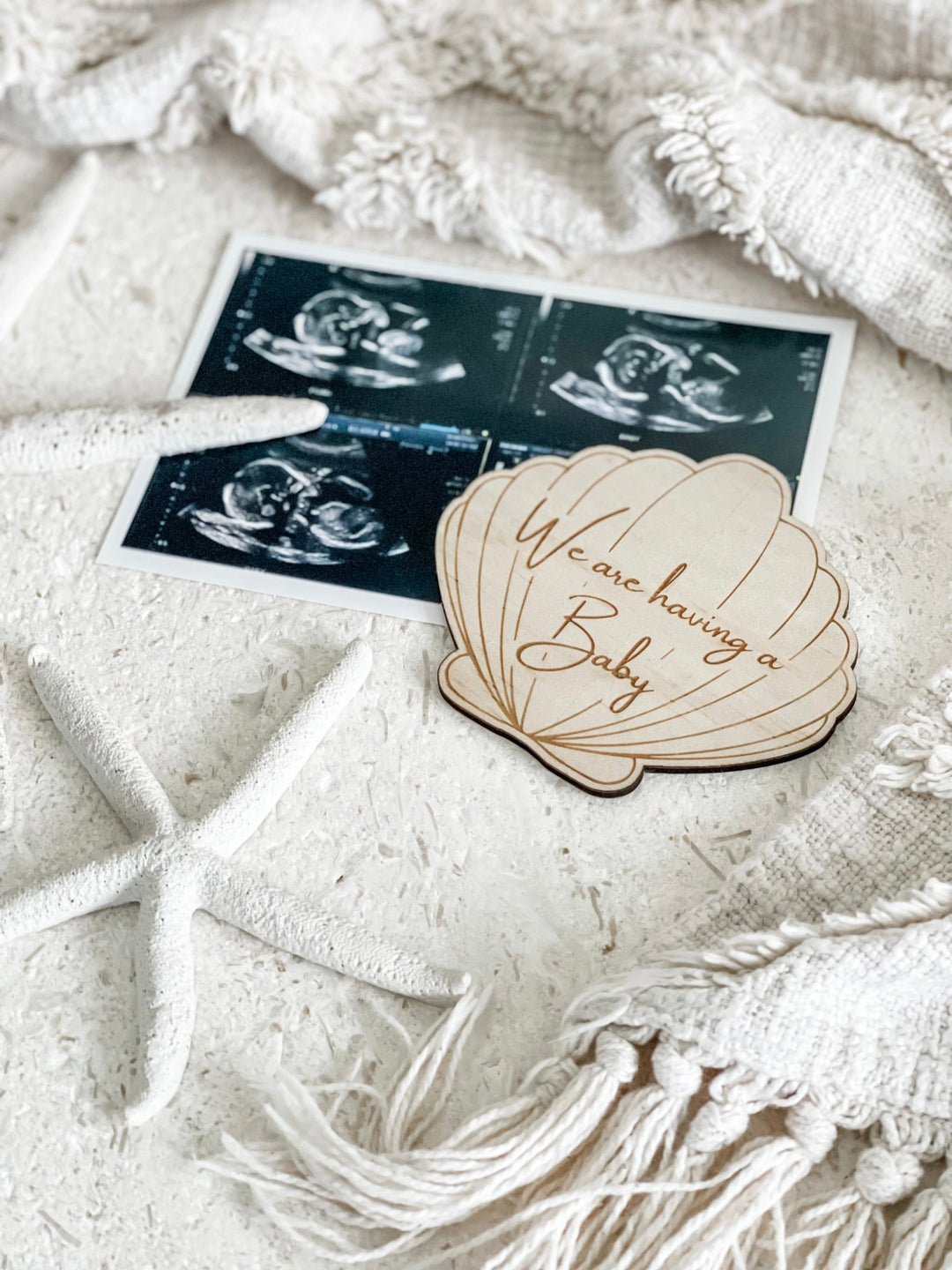 Pregnancy Milestone Discs - Clam Shell Shape - The Humble Gift Co.