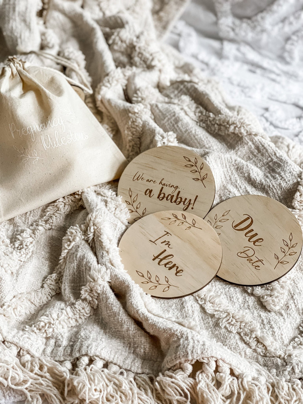 Pregnancy Milestone Discs - Little Leaf Design - The Humble Gift Co.