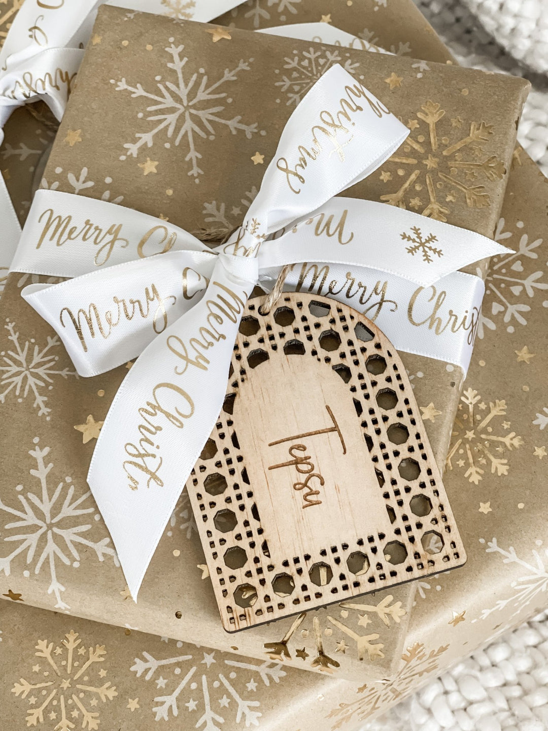 Rattan Gift Tag - The Humble Gift Co.