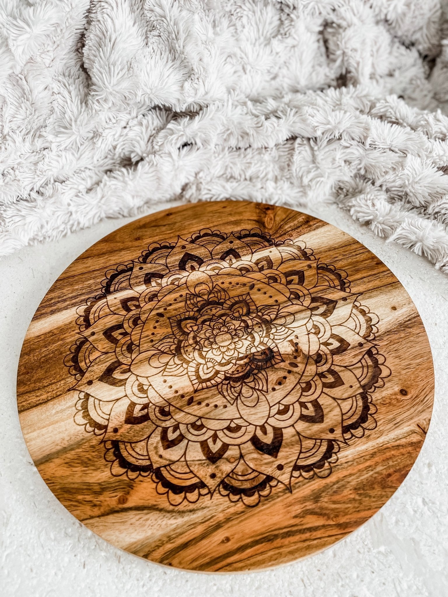 Round Mandala Serving Platter - The Humble Gift Co.