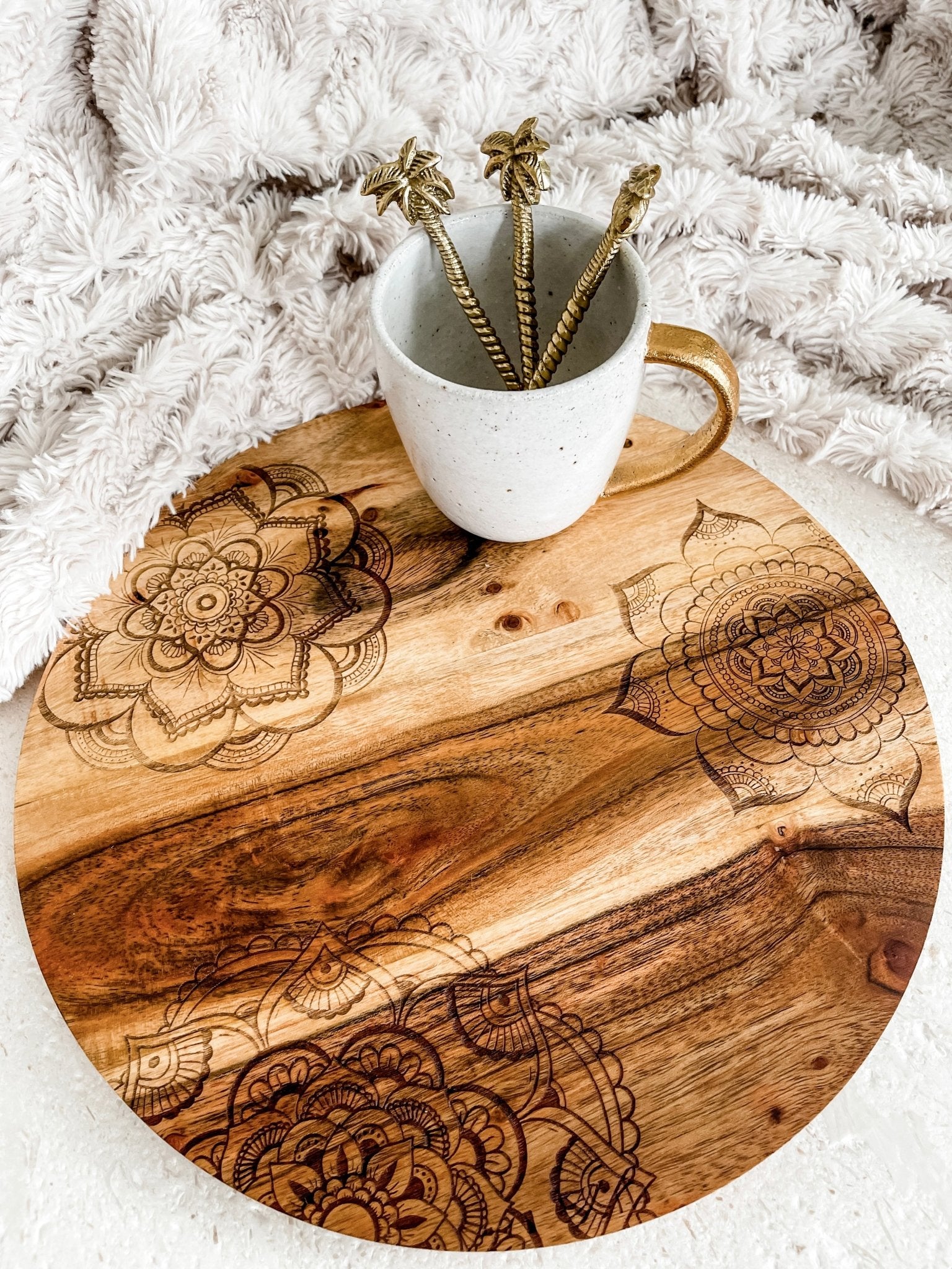 Round Serving Board - The Humble Gift Co.