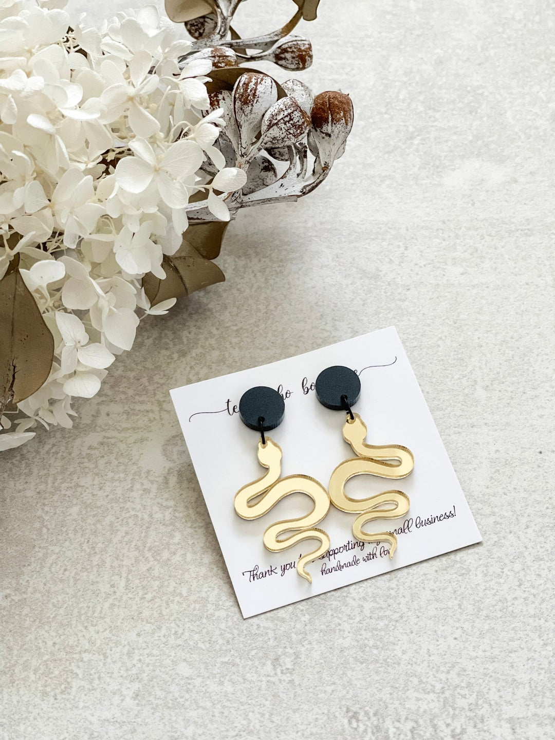 Snake Earrings - The Humble Gift Co.