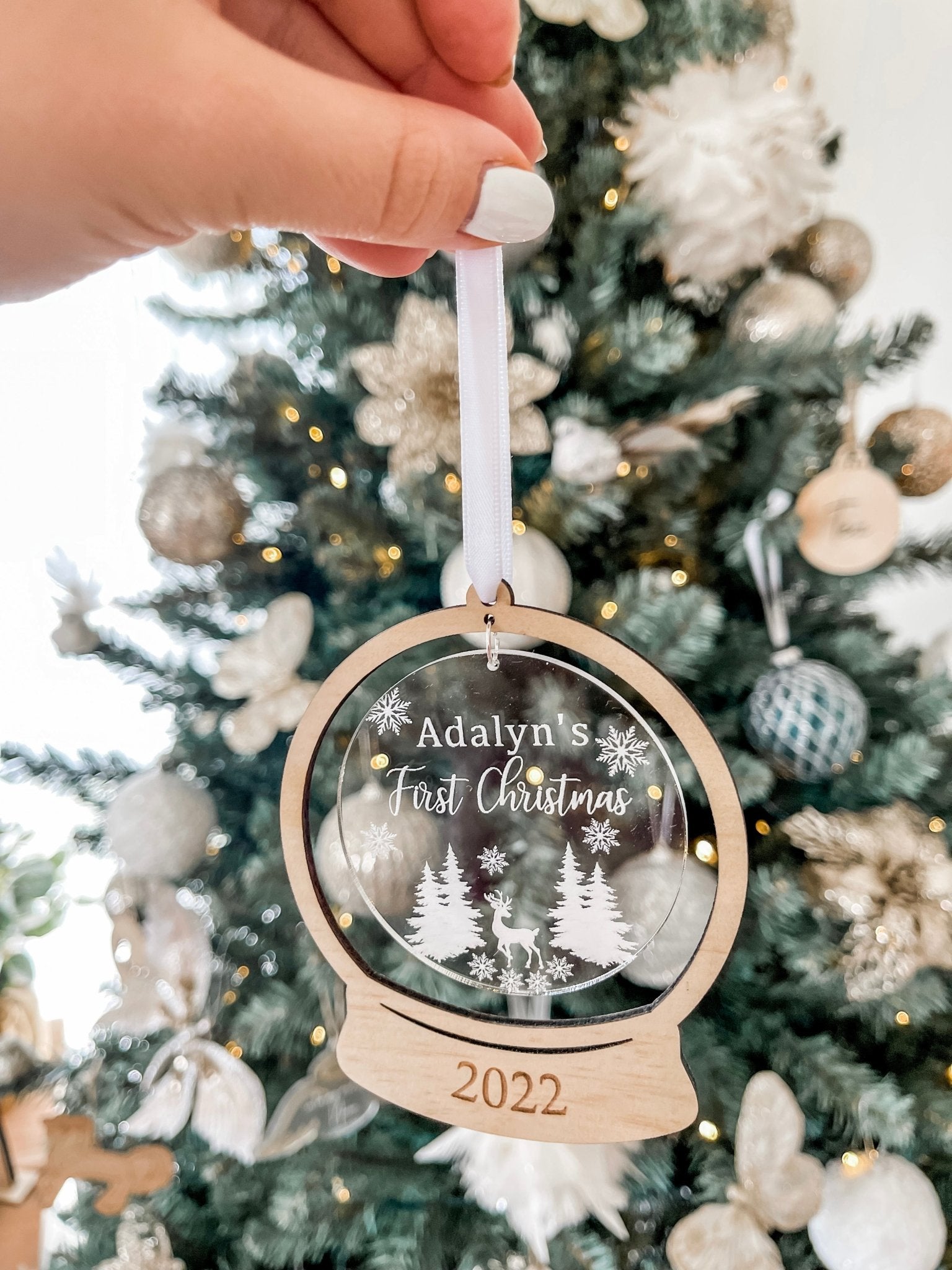 Snow Globe Christmas Ornament - The Humble Gift Co.