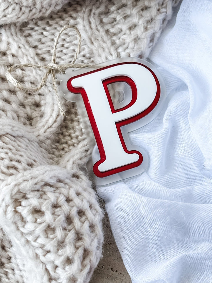 Traditional Triple Layer Letter Ornament - The Humble Gift Co.