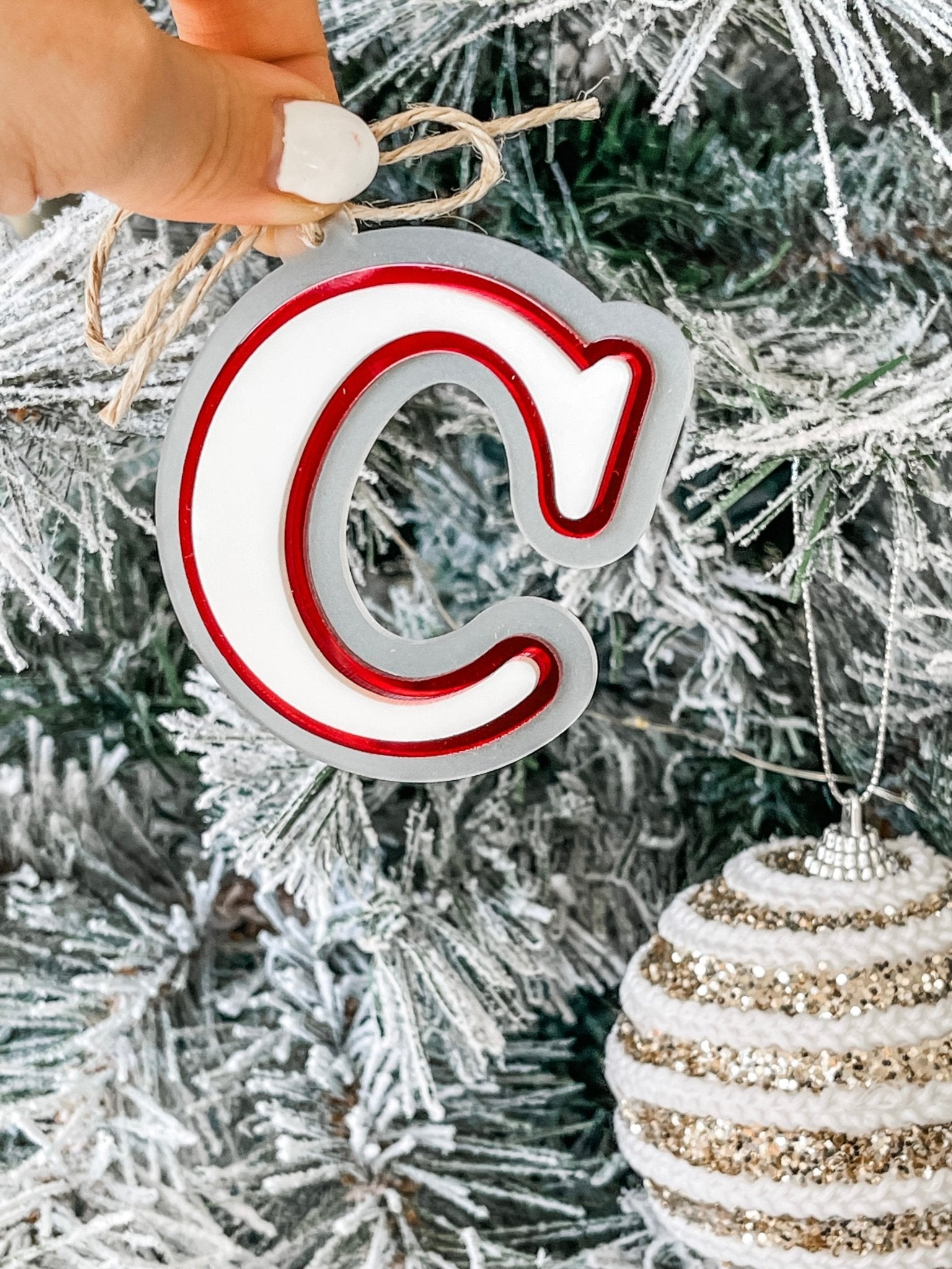 Traditional Triple Layer Letter Ornament - The Humble Gift Co.