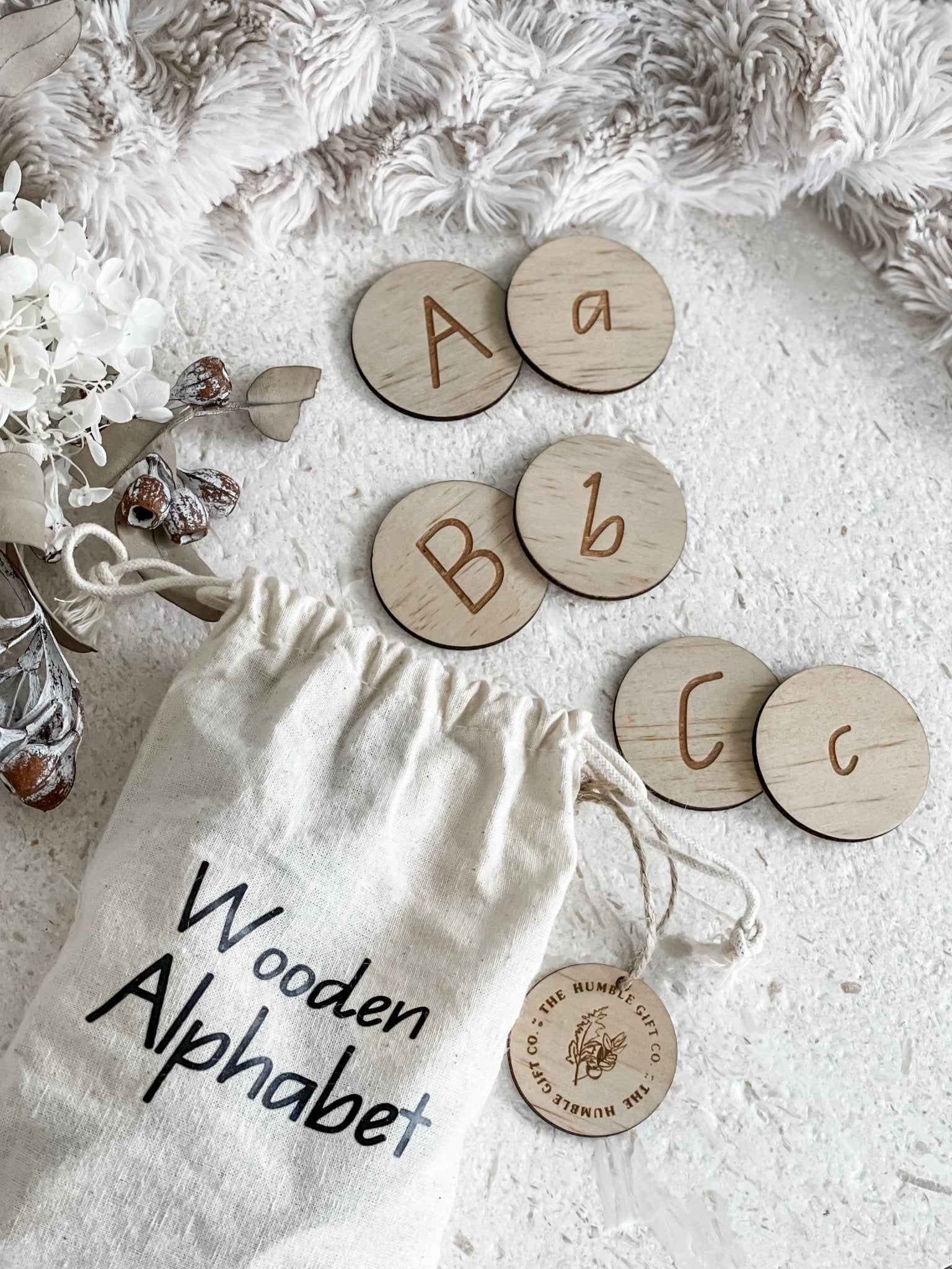Wooden Alphabet Set - The Humble Gift Co.