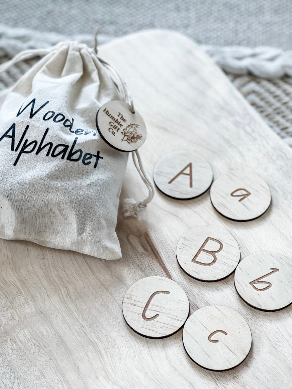 Wooden Alphabet Set - The Humble Gift Co.