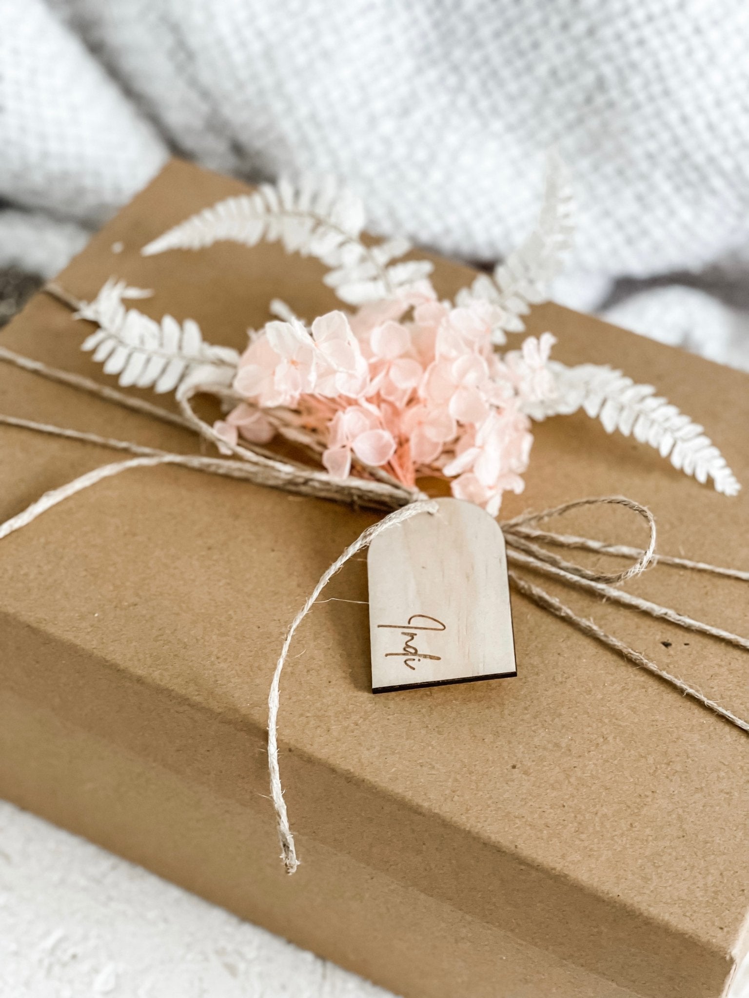 Wooden Arched Gift Tag - The Humble Gift Co.