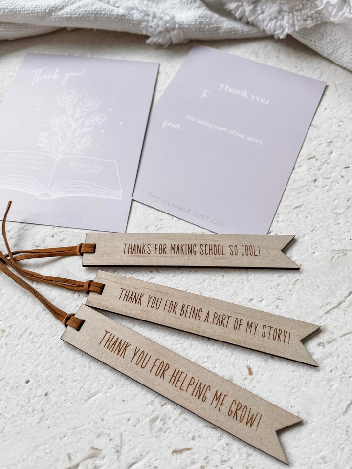 Wooden Bookmarks - The Humble Gift Co.