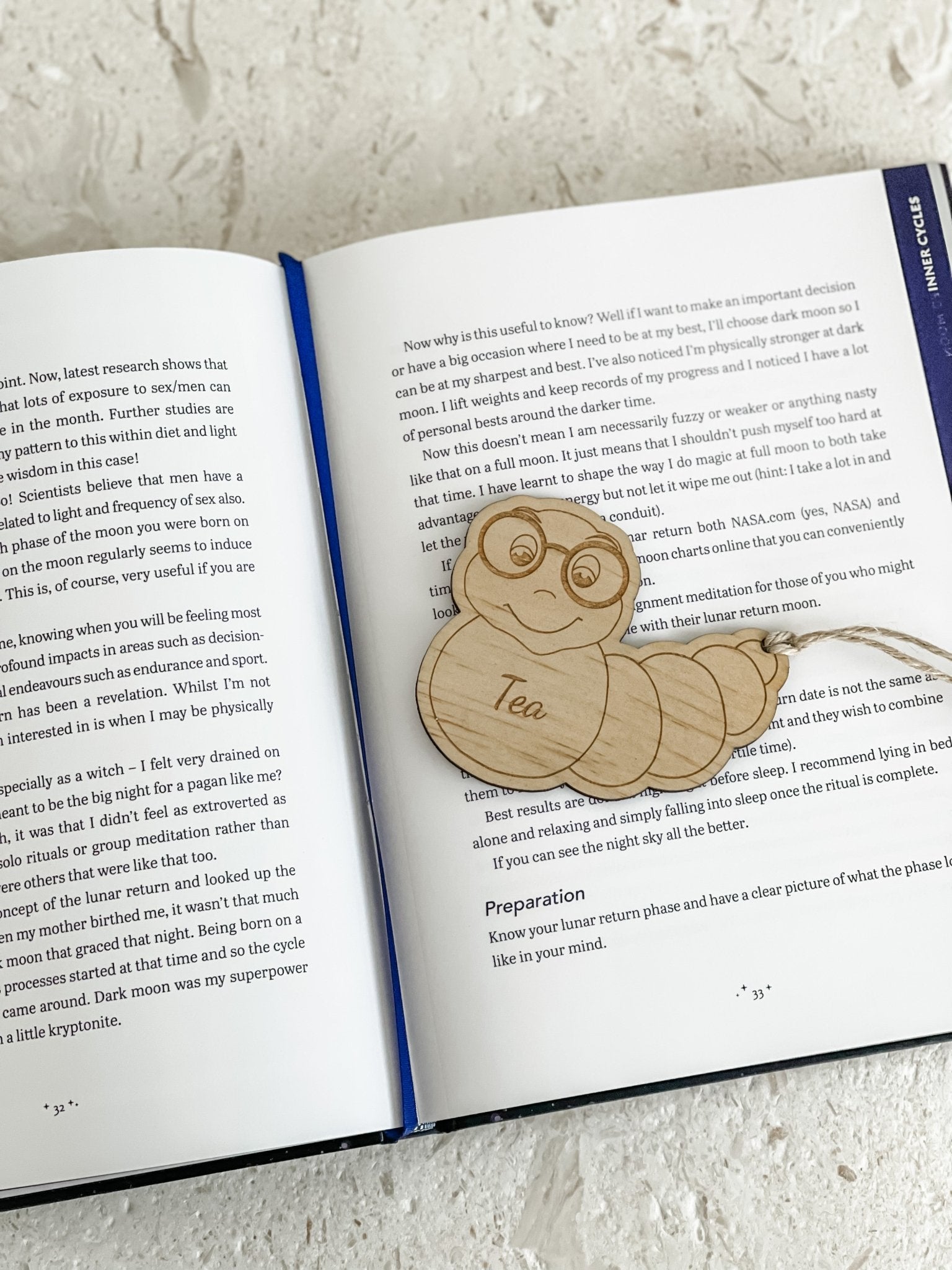 Wooden Bookworm Bookmark - The Humble Gift Co.