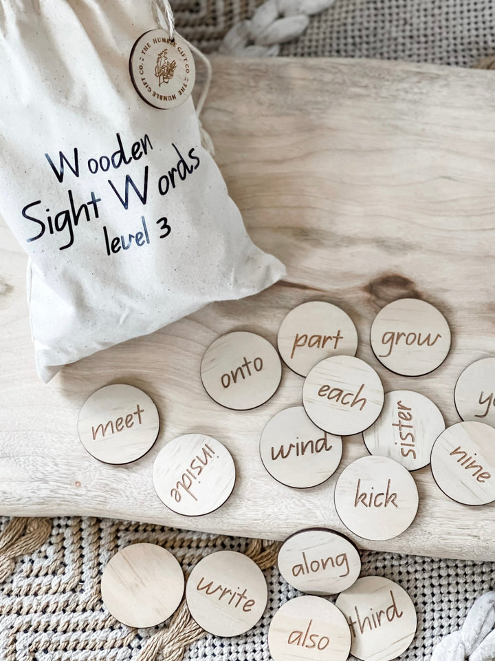 Wooden Sight Words Bundle and Save - The Humble Gift Co.