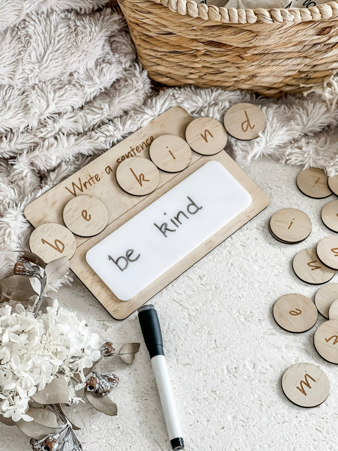 Wooden Word Maker Set - The Humble Gift Co.